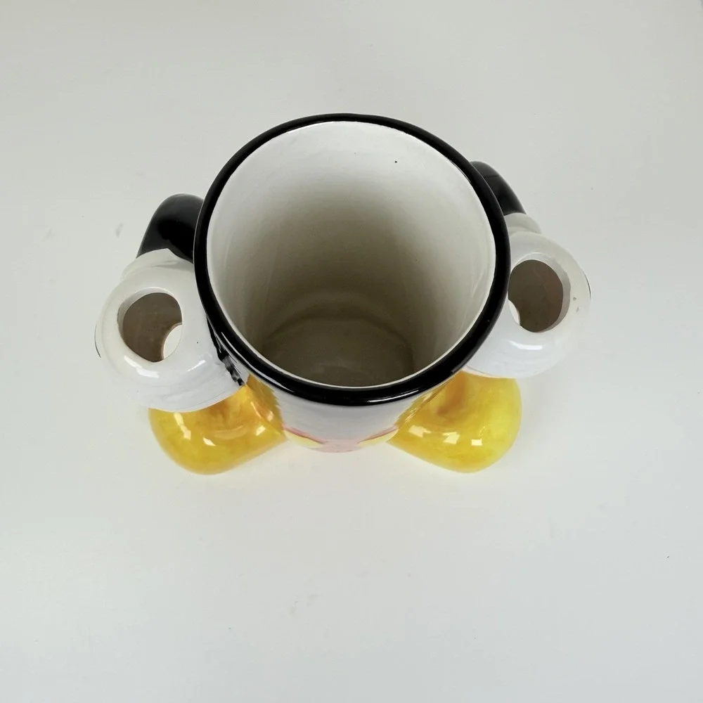 Disney Parks Mickey Mouse Ceramic Utensil Holder Crock No Spoons Pre-Owned